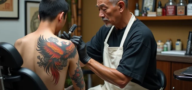 Tatouage phénix japonais : symbolique profonde et héritage culturel fascinant
